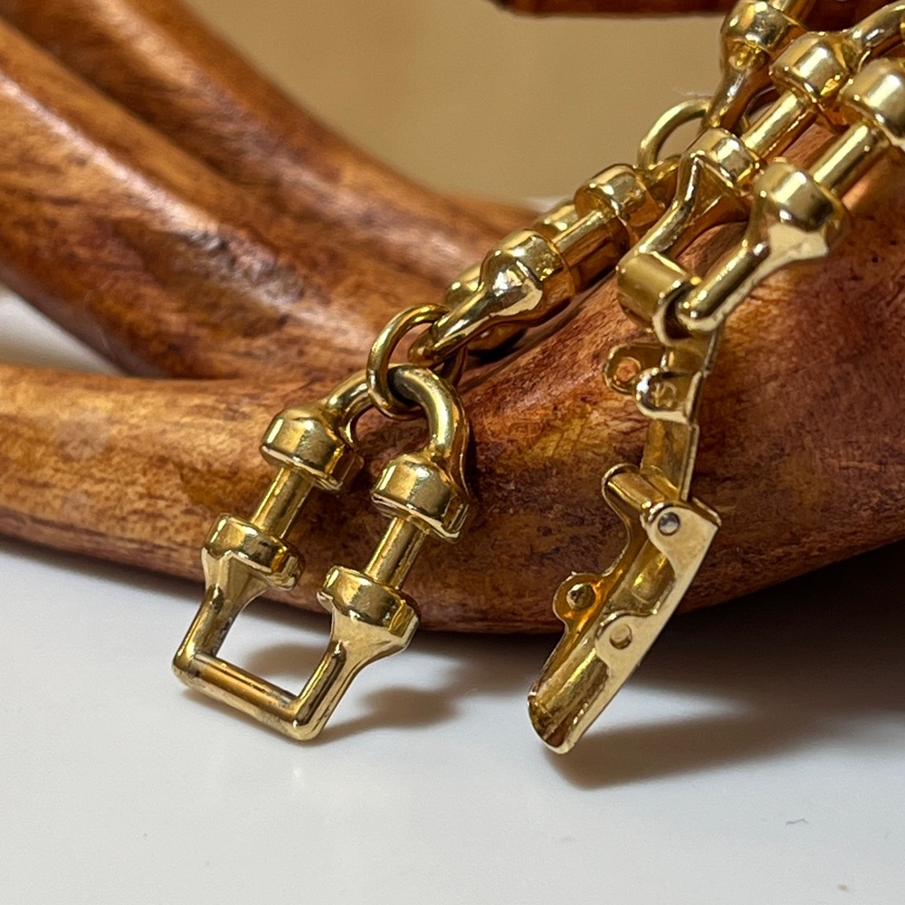 Vintage Avon Versatile Links Gold Tone Bracelet - Picture 4 of 6